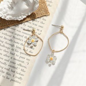 ♠️NEW S925 Minimalist Asymmetric Gold Earrings